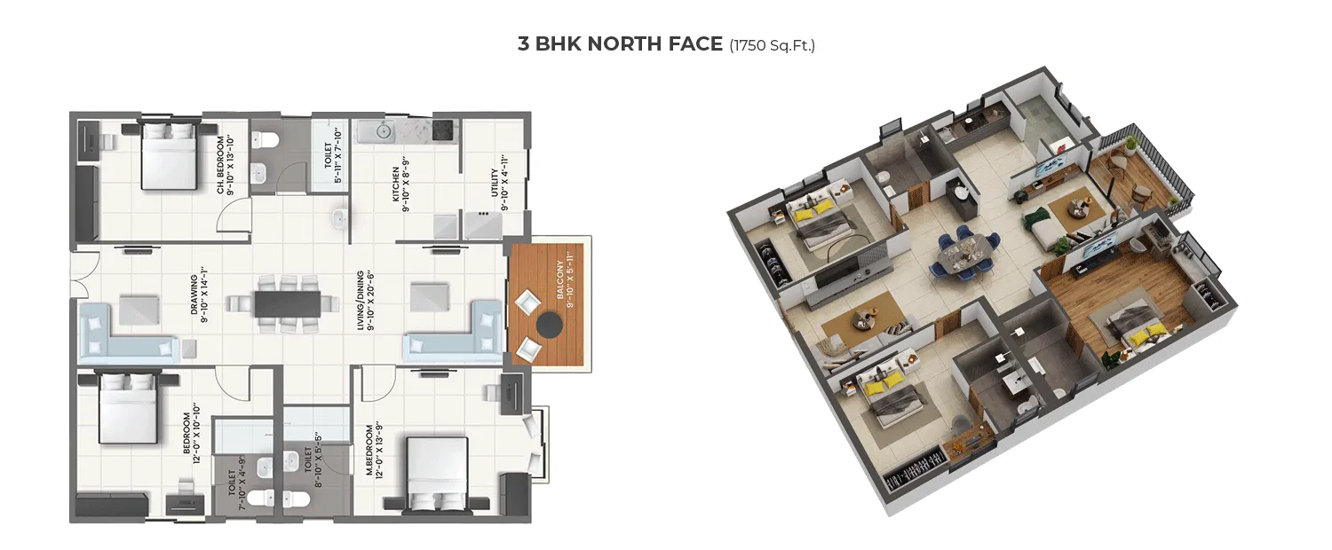 Gated community apartments near ECIL