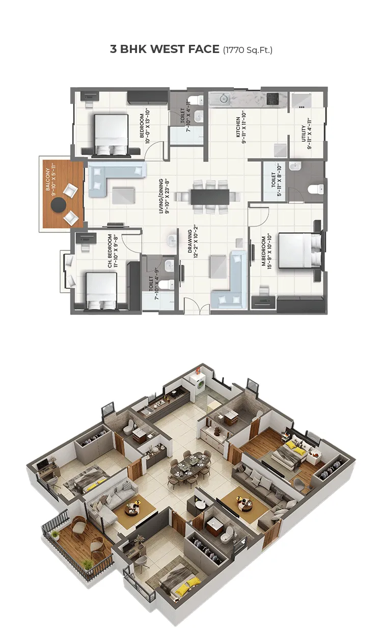 Near Flats in Hyderabad 