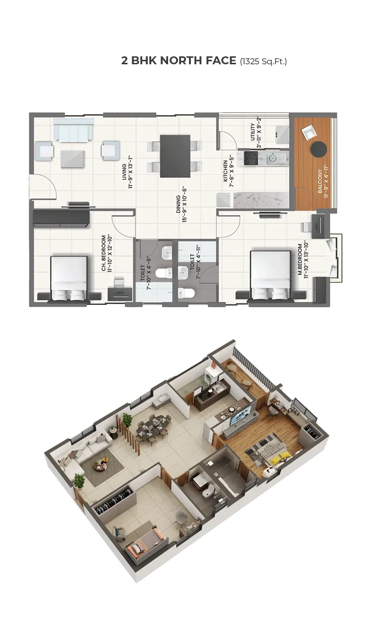 2 BHK Apartments in Boduppal