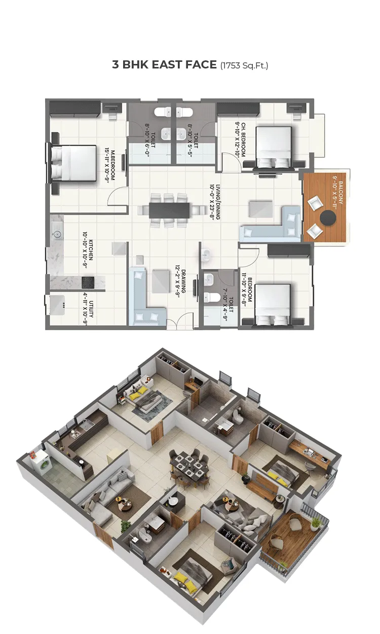 2 BHK Flats in Boduppal